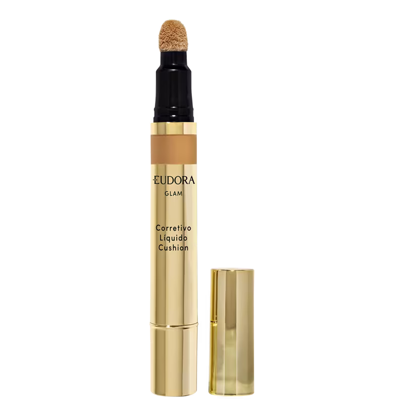 Eudora Glam Skin Sculpt Cor 65 - Corretivo Líquido Cushion 4ml