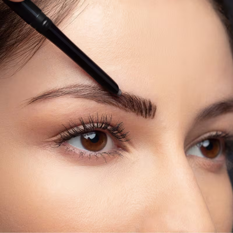 Eudora Glam Definição Perfeita Marrom Médio - Lapiseira Retrátil para Sobrancelhas 0,35g