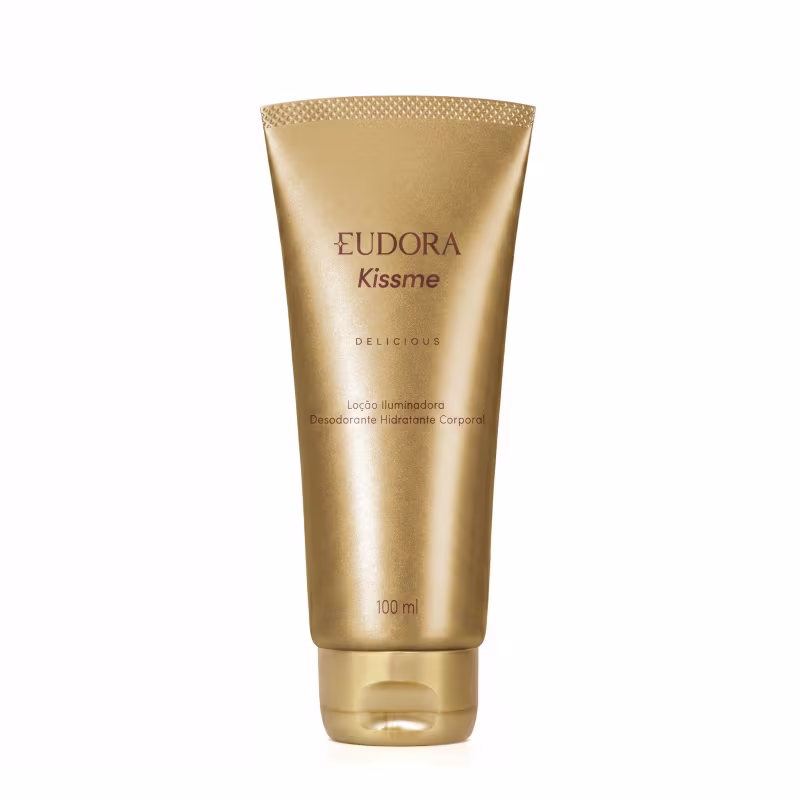 Loção Iluminadora Desodorante Hidratante Corporal Kiss Me Delicious 100ml