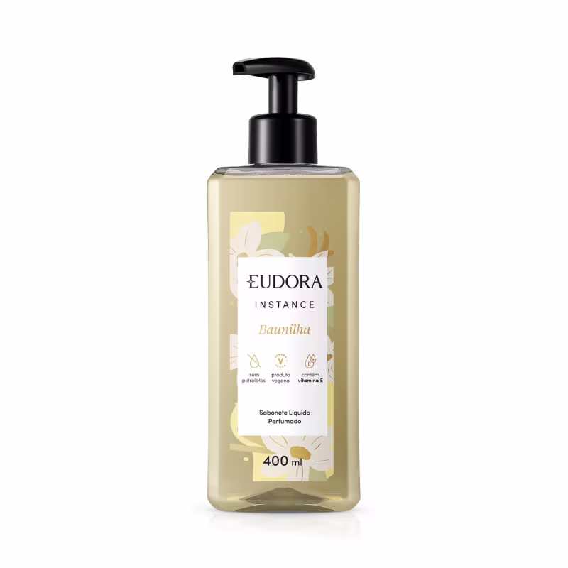 Eudora Instance Baunilha - Sabonete Líquido Perfumado 400ml