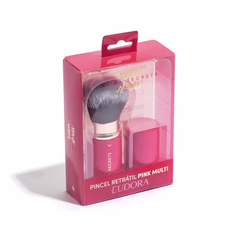 Pincel Retrátil Pink Multi Niina Secrets