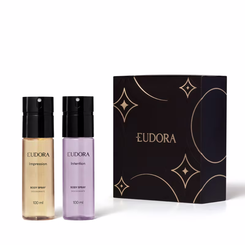 Kit Eudora Duo Body Spray Masculino (2 Produtos)