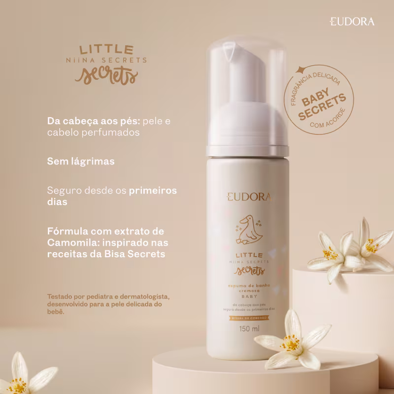 Espuma de Banho Baby Little Secrets Niina Secrets 150ml