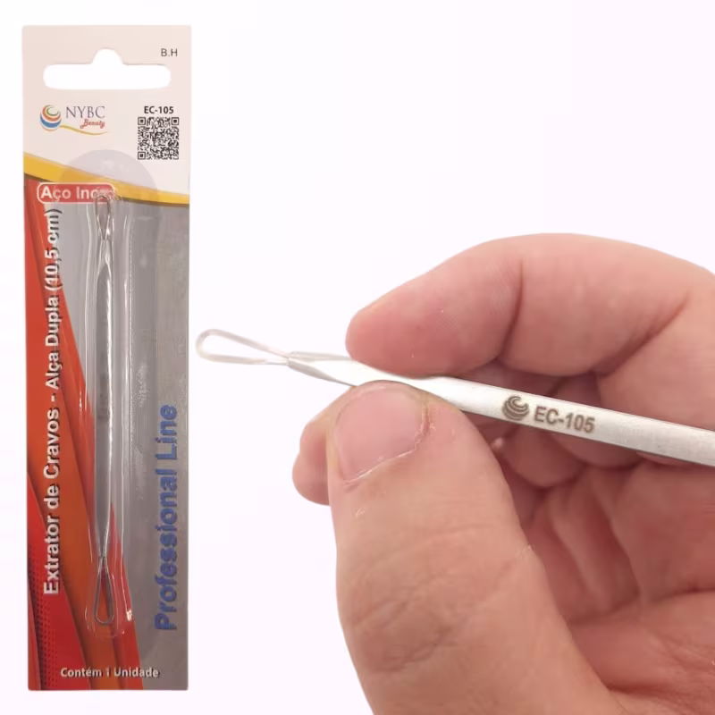 Extrator de Cravos NYBC Beauty Aço Inox 420, 1 produto.