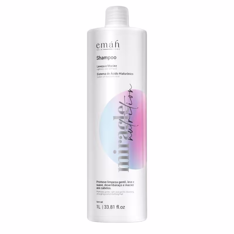 Kit Emáh Hair Care Miracle Nutrition Quinteto Intense, 5 produtos.