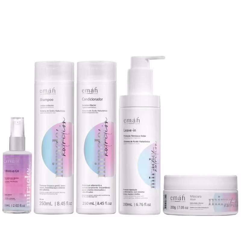 Kit Emáh Miracle Nutrition Power Essential (5 Produtos)