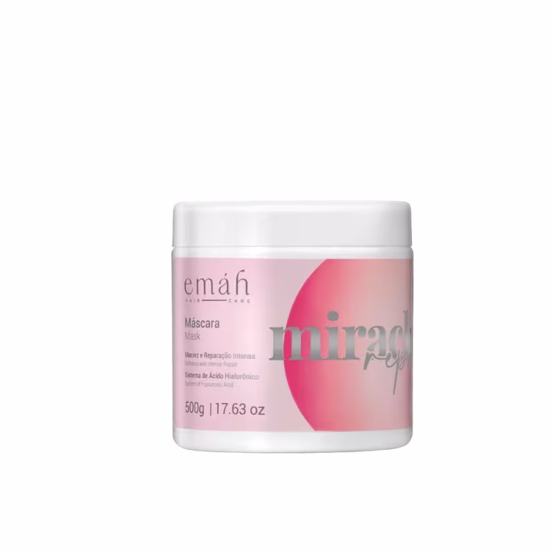 Kit Emáh Hair Care Miracle Repair Trio Booster Salon, 3 produtos.