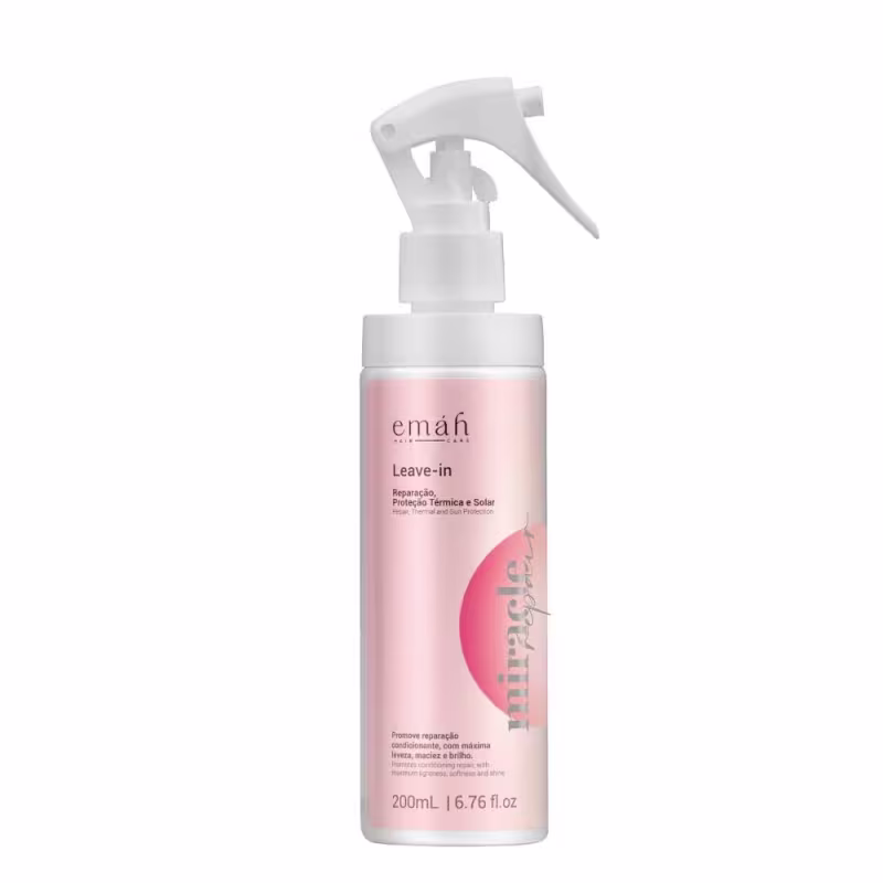Kit Emáh Hair Care Miracle Repair Quinteto Salon, 5 produtos.