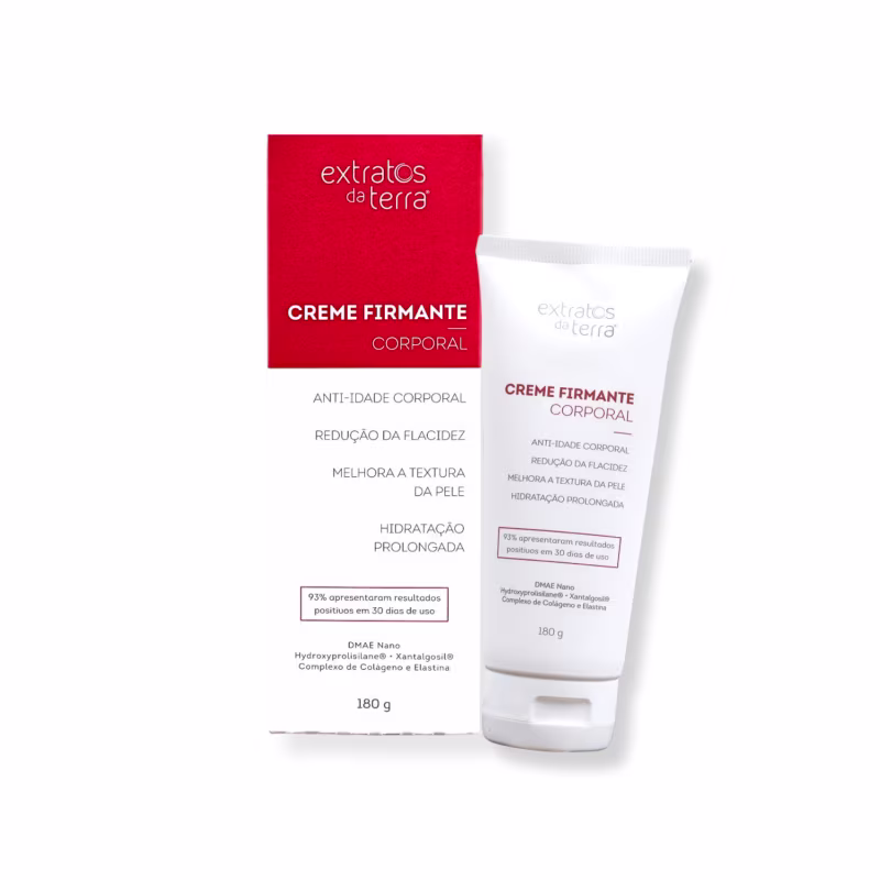 Extratos da Terra Creme Firmante Corporal Anti Idade 180g