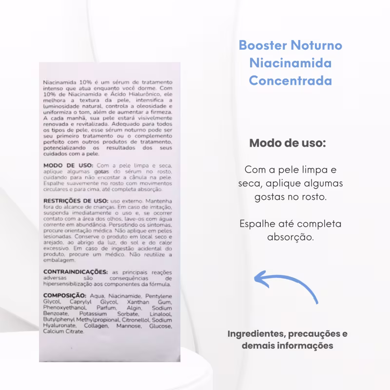 Extratos da Terra Booster Serum Noturno Niacinamida 30g