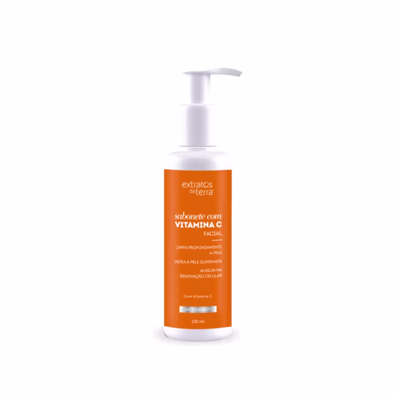 Extratos da Terra Sabonete Facial Vitamina C Skin Care 130m