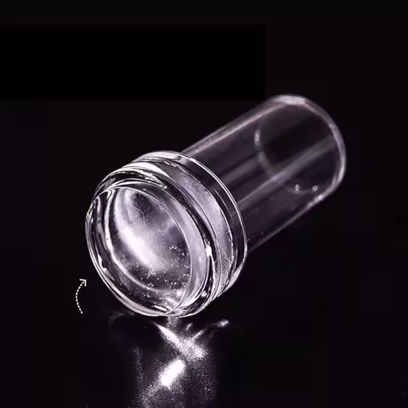 DAFU - Carimbo de Silicone Transparente Para Desenhos e Unhas de Francesinha