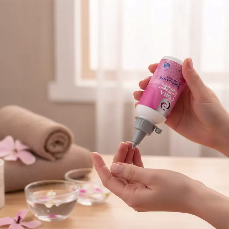 CORA - Esfoliante de Cutículas Cutilagem Europeia - Ozônio com Bico Aplicador - 100ml