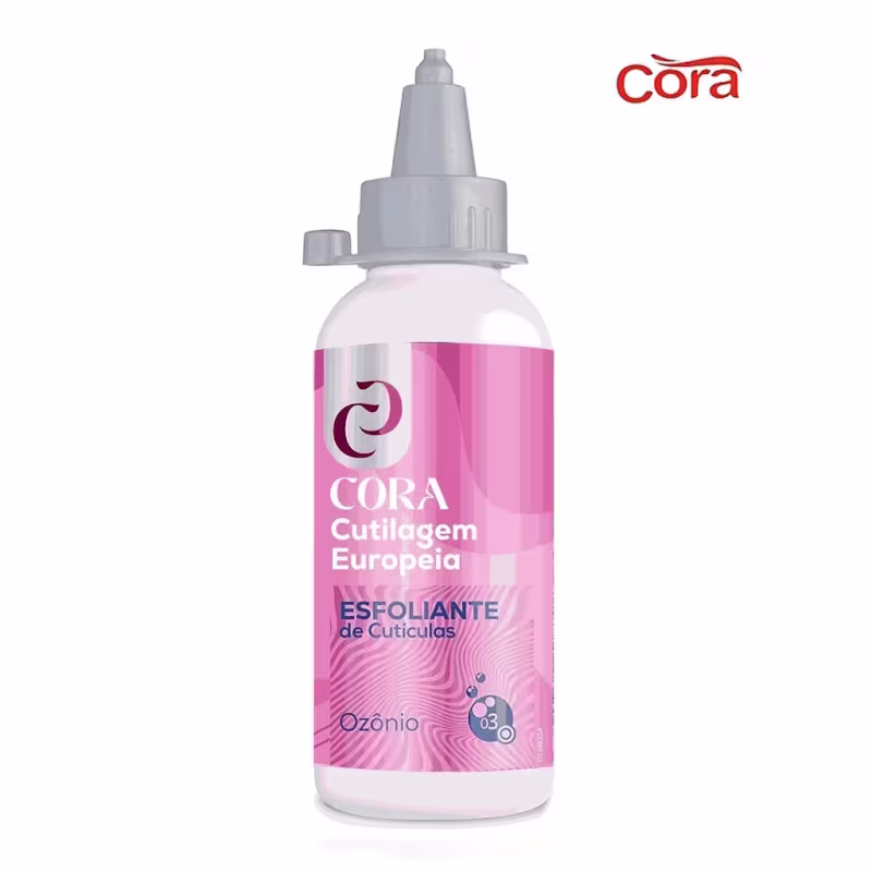 CORA - Esfoliante de Cutículas Cutilagem Europeia - Ozônio com Bico Aplicador - 100ml