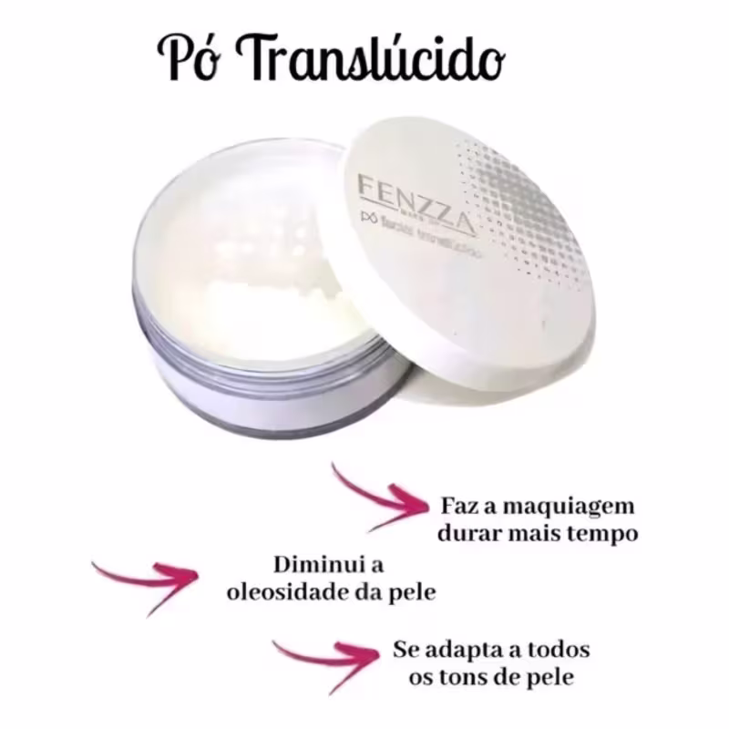 Fenzza Po Facial Ultrafino Bege Escuro 14g