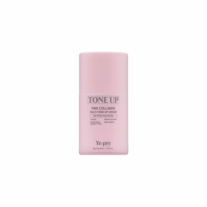 Yepre Tone-Up Pink Collagen 50ml - Creme Clareador Facial e Corporal