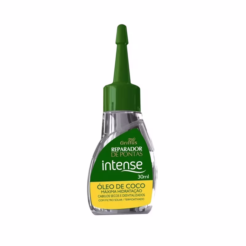 Griffus Intense Reparador de Pontas Oleo de Coco Maxima Hidratação Vegano 30ml