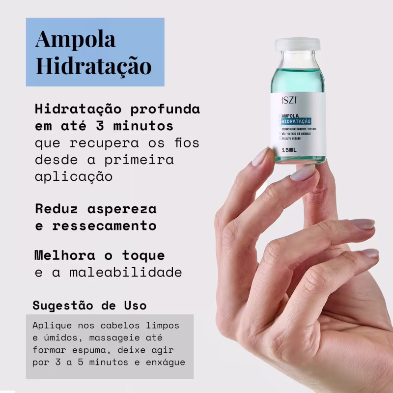Ampola Hidratação - Ativos Naturais 15ml