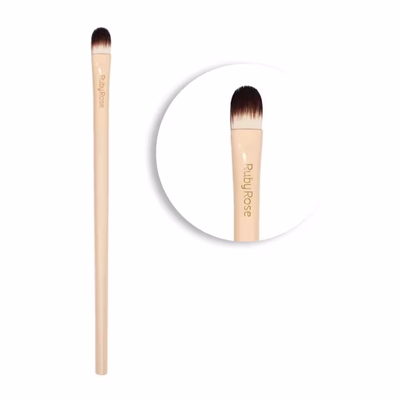 Pincel Para Corretivo Glass GF14 Ruby Rose Denso e Preciso