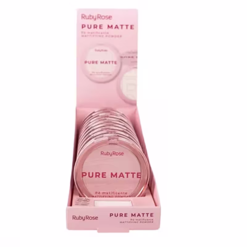Pó Matificante Pure Matte By Ruby Rose Linha Rosa