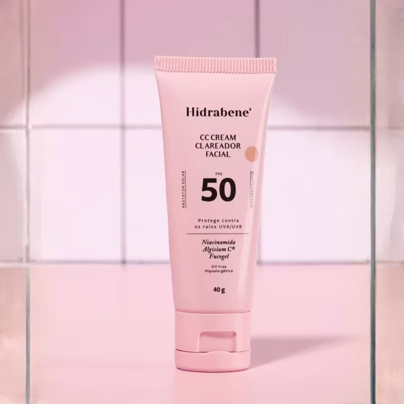 Hidrabene Clareador Facial FPS 50 - CC Cream 40g