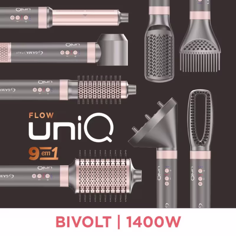 Secador Multistyler UniQ Flow 9 em 1 - Bivolt - Bivolt