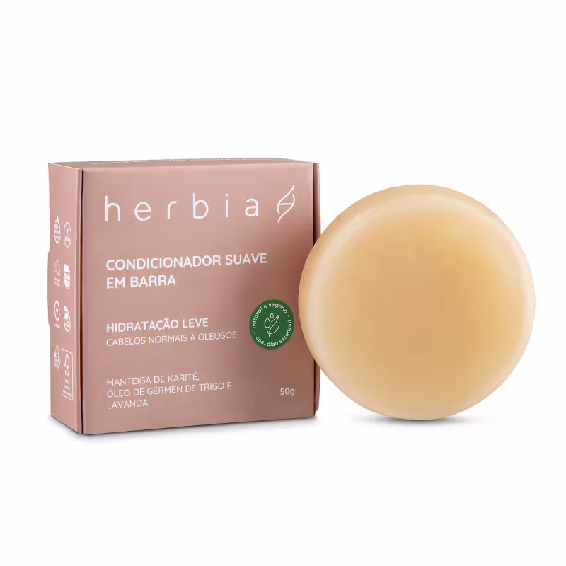 Condicionador Suave em barra | Hidratação Leve 50g