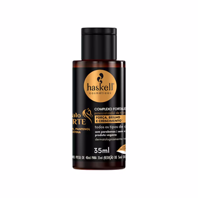 Kit Haskell Cavalo Forte Sh. Cond Mascara 500ml/g + Complexo Fortalecedor