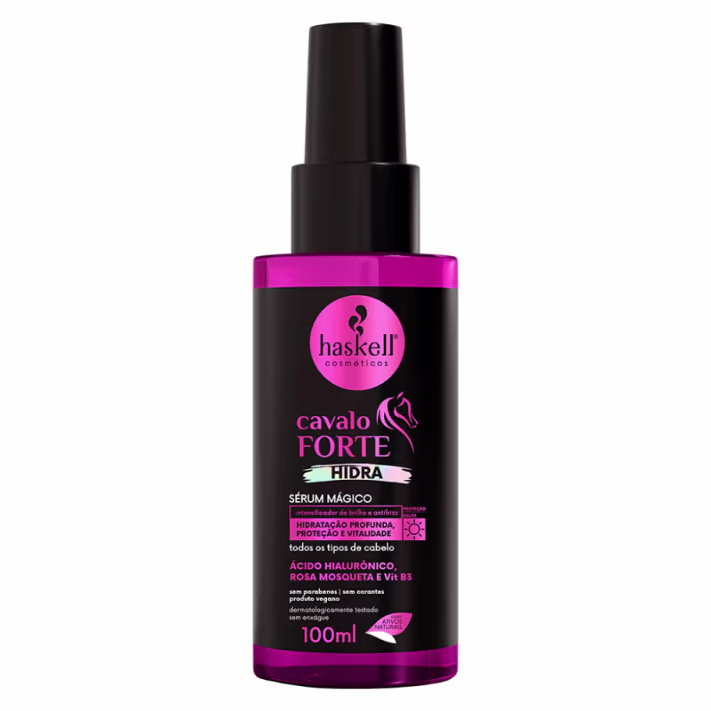 Kit Haskell Cavalo Forte Hidra Sh Cond (500ml/g) Másc + Sérum