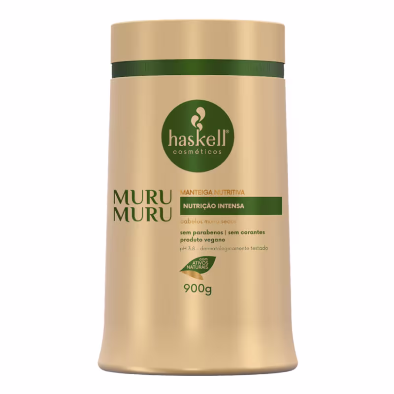 Kit Haskell Murumurú Shampoo, Condicionador e Manteiga + Polpa em Creme