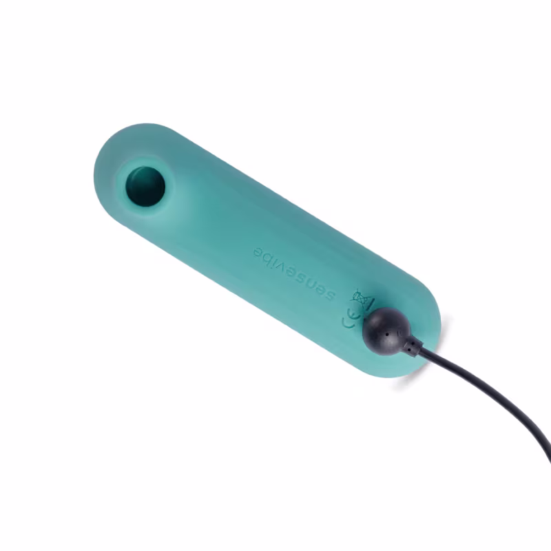 Sugador de Clitóris Sensevibe Digital Suck 10 Intensidades com Visor Silicone Recarregável Premium A Sós