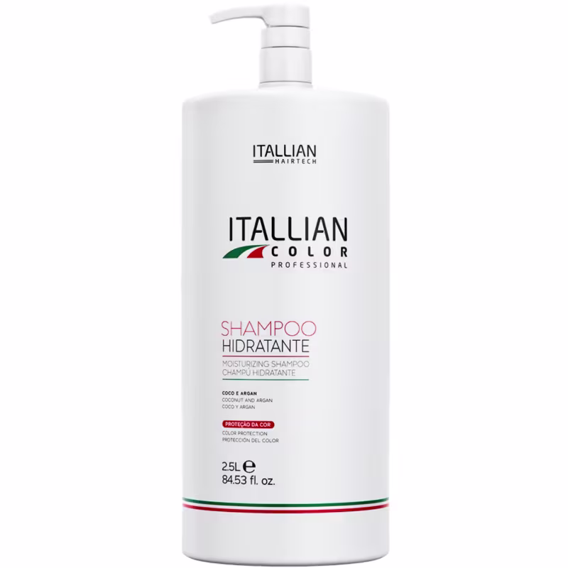 KIT SHAMPOO HIDRATANTE 2,5 HIDRATAÇÃO INTENSIVA 1KG  E FLUIDO PARA ESCOVA TRIVITT 300ML