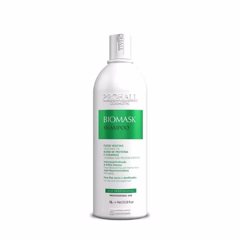 Shampoo Biomask Professional 1L - Hidratação Intensa Prohall Professional