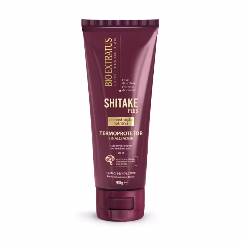 Kit Bio Extratus Shitake Plus Shampoo Condicionador Finalizador
