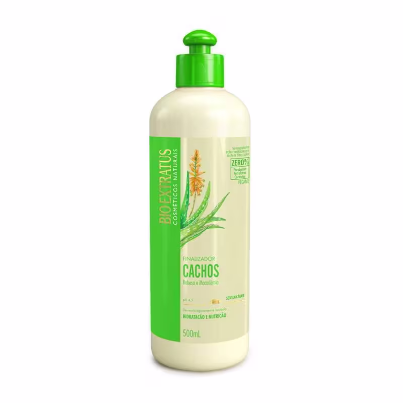 Kit Bio Extratus Cachos Shampoo Banho de Creme Finalizador 500mL/g