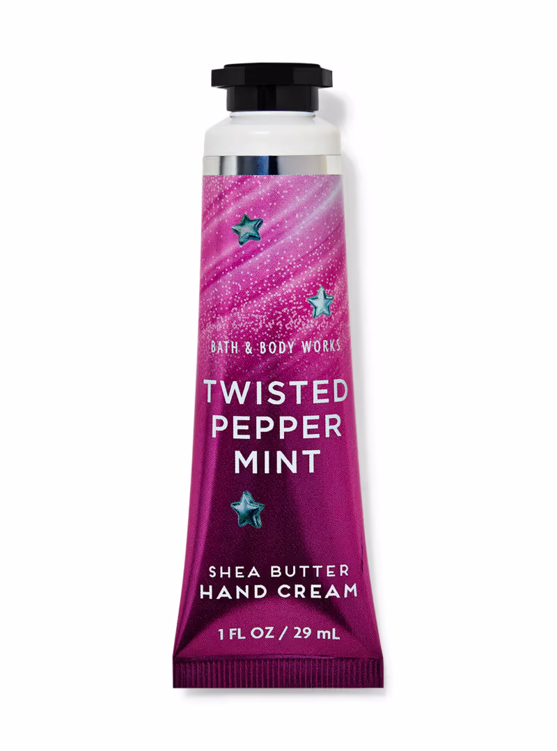 Bath & Body Works Creme Para Mãos Twisted Peppermint 29ml