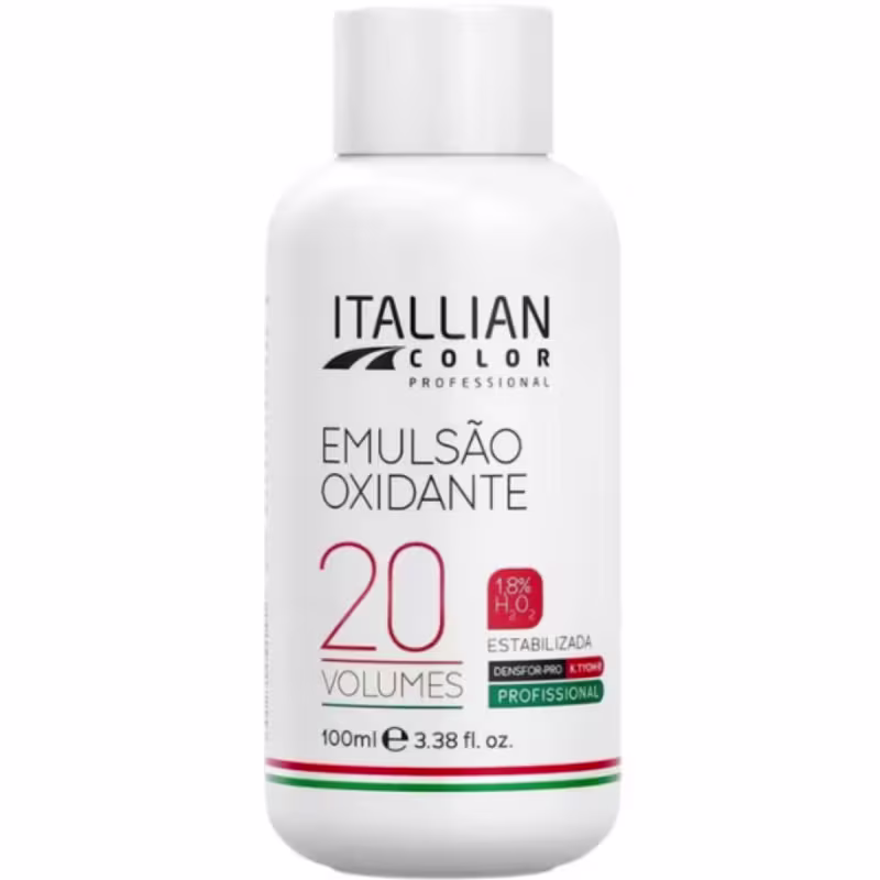 Itallian Color - Kit Coloração Premium 60g com Oxidante 20 Volumes 100ml Cor:7.1 Louro Cinza
