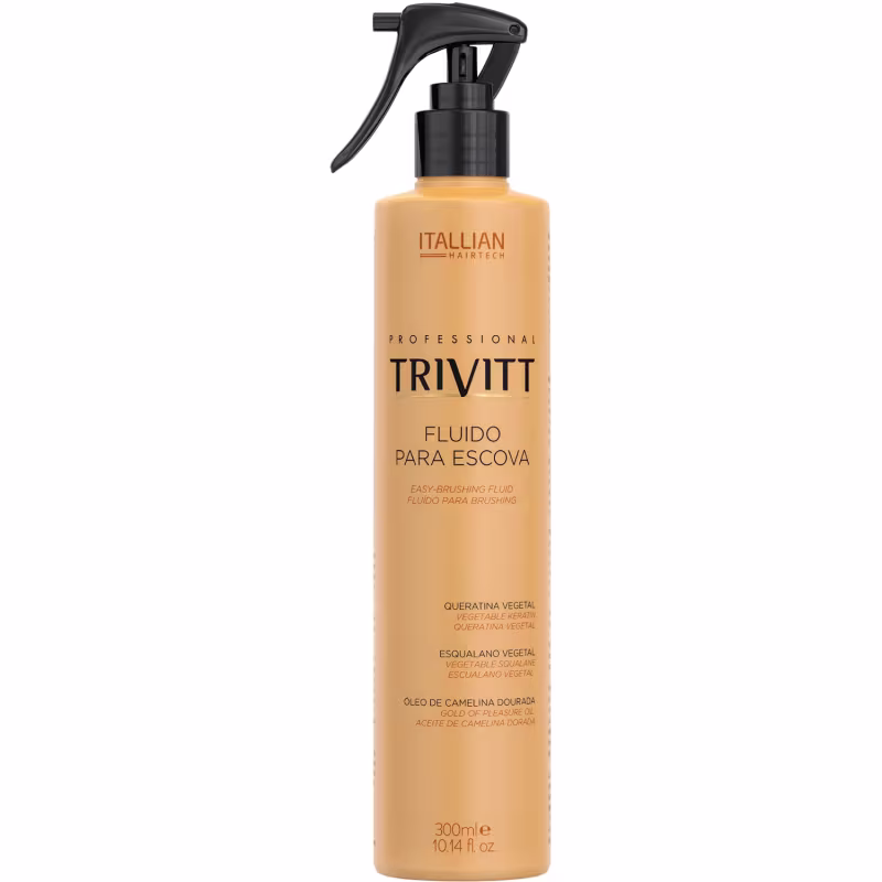 Trivitt - Kit Fluido para Escova 300ml com Nutrição Intensiva 200g e Shampoo Nutritivo 1L