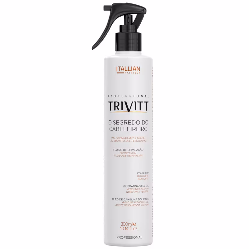 Trivitt: Brilho, Fluído, Hidratação 500g, O Segredo Do Cabeleireiro, Power Oil, Reparador e Shampoo 1L