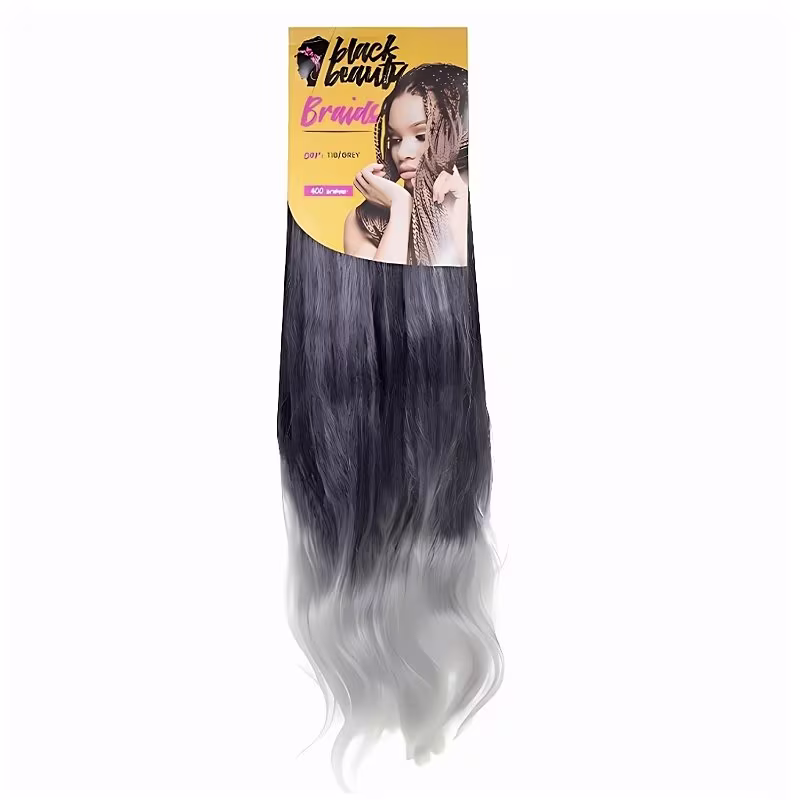 Cabelo Fibra Sintetica Jumbão 51 400g  - T1B/GREY
