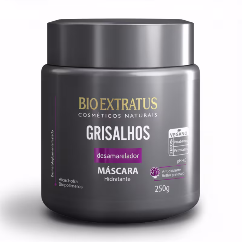 Kit Desamarelador Grisalhos Shampoo + Máscara - Bio Extratus