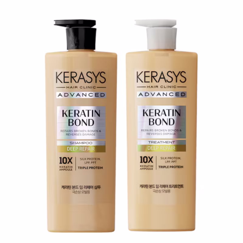KERASYS ADVANCED KERATIN BOND DEEP REPAIR KIT (SH600+CD600)