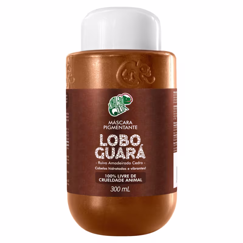 Máscara Pigmentante Capilar Kamaleão Color Lobo Guará, 300ml.