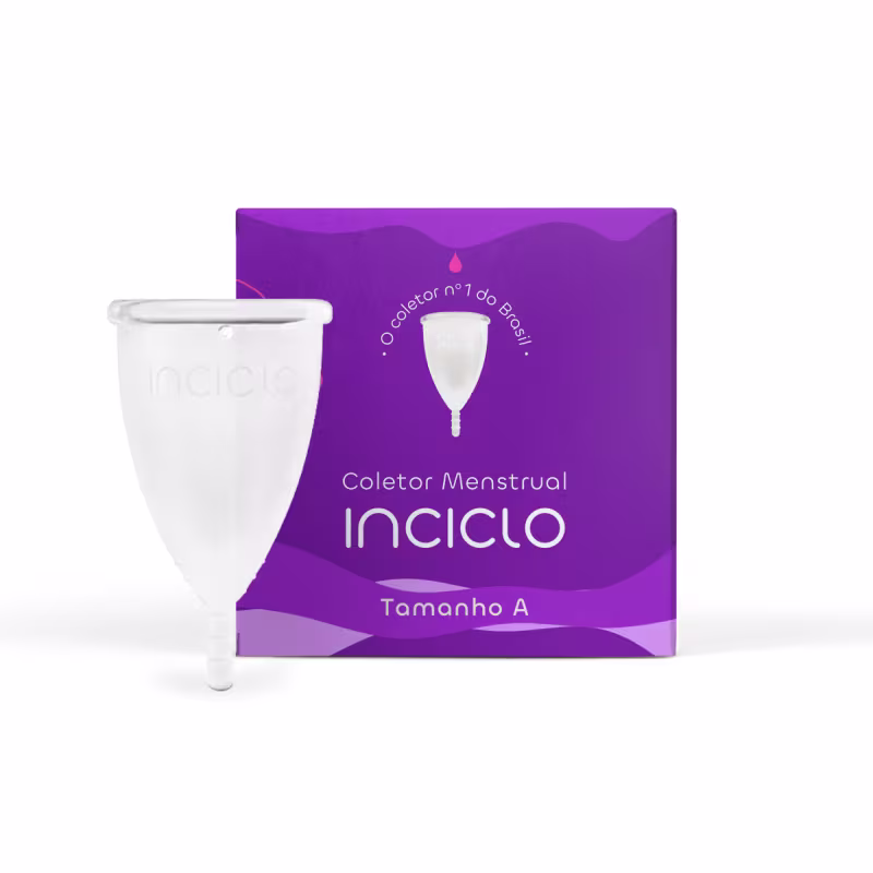 Kit Coletor Menstrual Inciclo A + Funil Urinável Pipix (5 unidades) + Cápsula Esterilizadora
