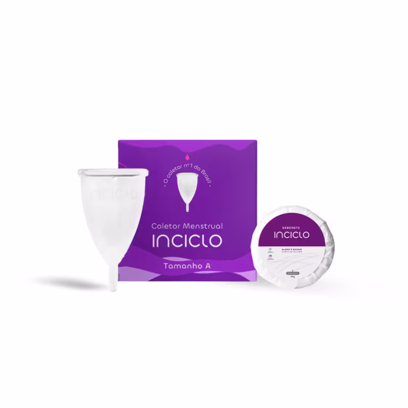 Kit Coletor Menstrual + Sabonete em Barra Íntimo Inciclo - A (a partir de 30 anos ou com filhos)
