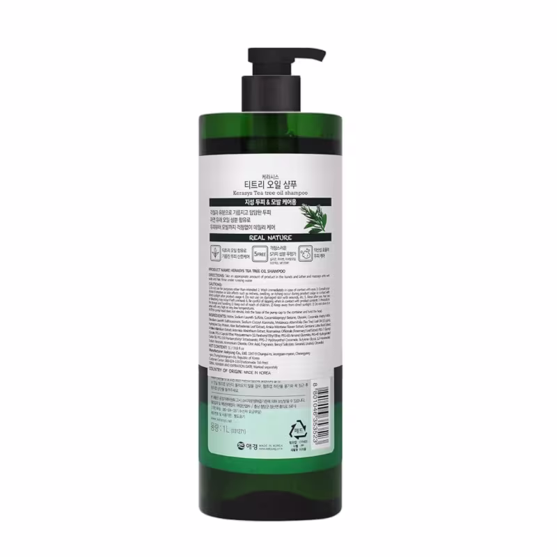 Shampoo Kerasys Tea Tree Oil 1L.