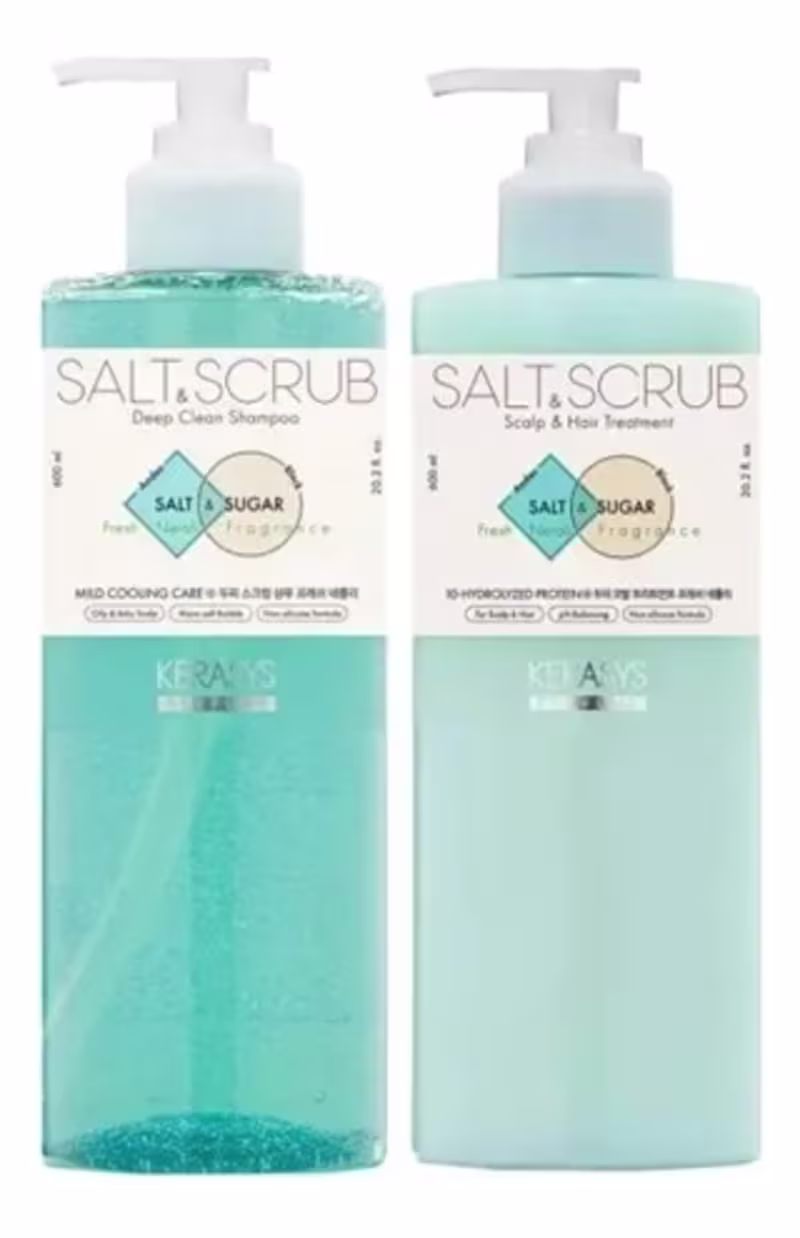 KERASYS SALT & SCRUB FRESH NEROLI TRATAMENTO CONDICIONADOR 600 ML