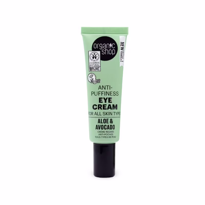 Kit Facial Essencial com Antiolheira Organic Shop - Aloe Vera e Abacate