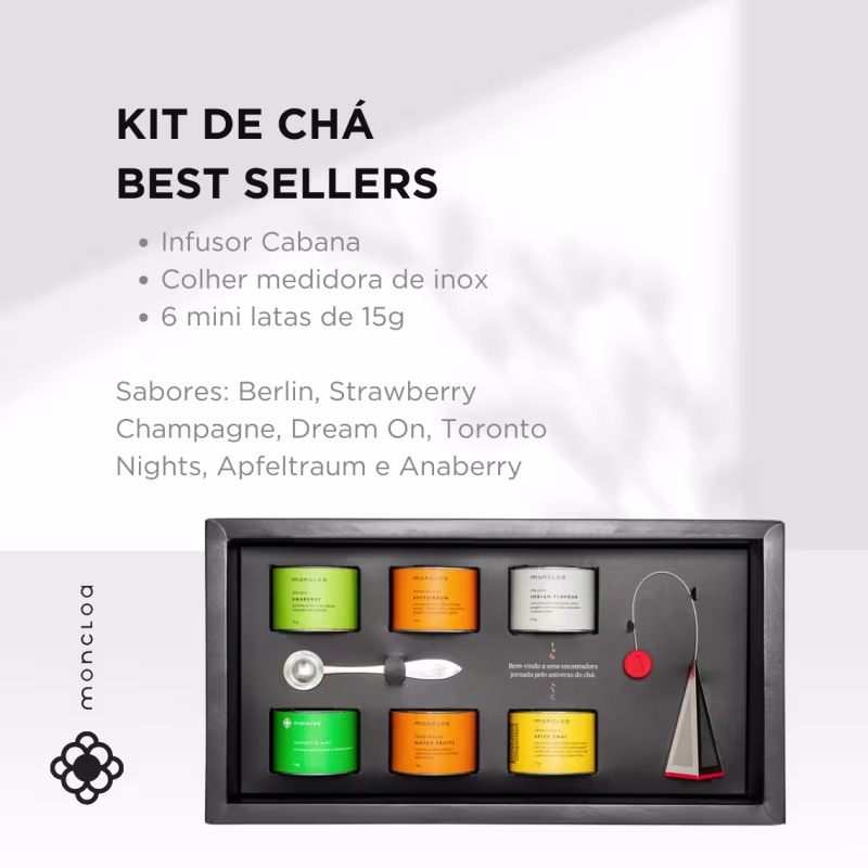 Kit de Chá Best Sellers Moncloa