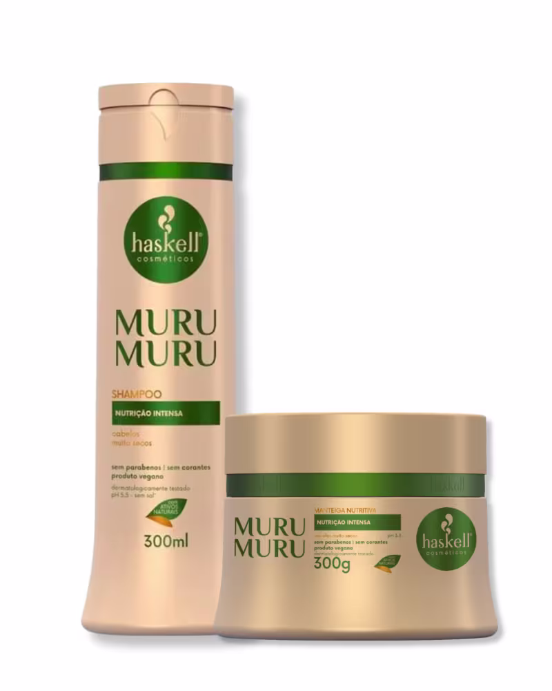 Haskell Kit Murumuru - Shampoo 300ml + Máscara 300g